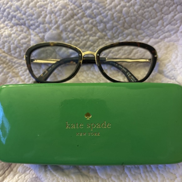 kate spade Accessories - Kate Spade Eyeglasses Maribeth CU8 +35 Havana Cat Eye 52[]17 5-4 With Case